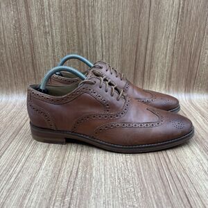 Cole Haan Mens 8 M Grand OS Cambridge Wingtip Oxford Leather Shoes C12915